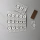 thumbnail image 4 of sweethay Luz LED con perlas ópticas: conveniente, práctico y duradero Diodo emisor de luz Lámpara LED Perlas de luz Electrónica miscelánea 3V 50PCS, 4 of 6