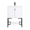 thumbnail image 1 of Manhattan Comfort Scarsdale Lavabo de Salle de Bain 24 Pouces Blanc, 1 of 3