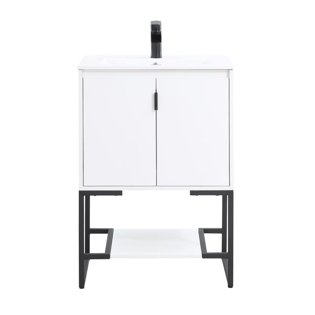 Manhattan Comfort Scarsdale 24" Bathroom Vanity Sink in White