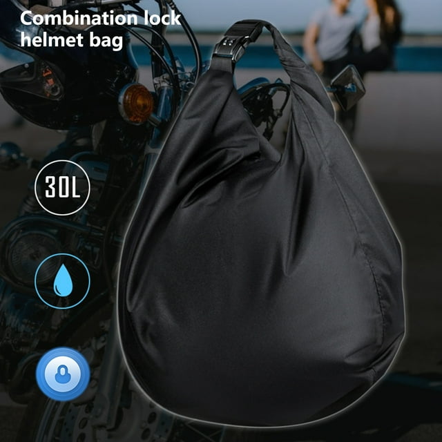 LJNYFDC Luggage Bag Foldable Motorcycle Lock 30L Large Capacity Loss proof Foldable Motorcycle Lock Riding Outdoor Cycling Saddle