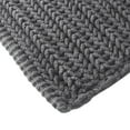 thumbnail image 4 of Madison Park Bathroom Rug, Soft Chain Stitch Chenille Rug, 100% Cotton, Charcoal, 17"x24", 4 of 6