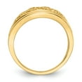 thumbnail image 2 of Solid 14k Yellow Gold Scroll Ring Band Size 5, 2 of 6