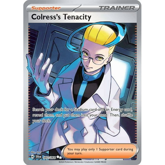Pokemon Shrouded Fable Ultra Rare Colress's Tenacity #87