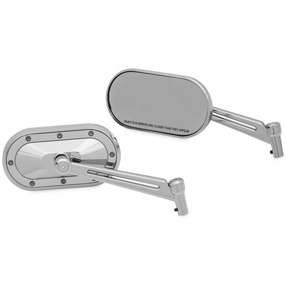 Kuryakyn Heavy Industry Motorcycle Mirror - Chrome