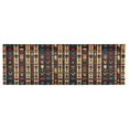 thumbnail image 6 of Yayeee Kitchen Valance Rod Pocket 54" x 18" Living Room Window Curtain, Beige Geometric, 6 of 6
