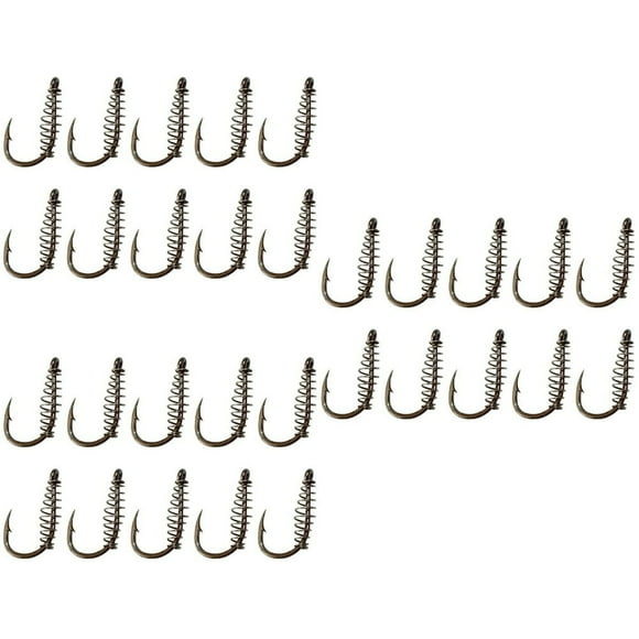 HLONK Hameçon à Ressort Grand Fond Poisson-Chat Pêche en Plein Air Accessoires de Pêche Portables 3 Pcs