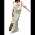 thumbnail image 2 of Camiseta Holgada de Corta con Estampado de para Mujer XXL, 2 of 10