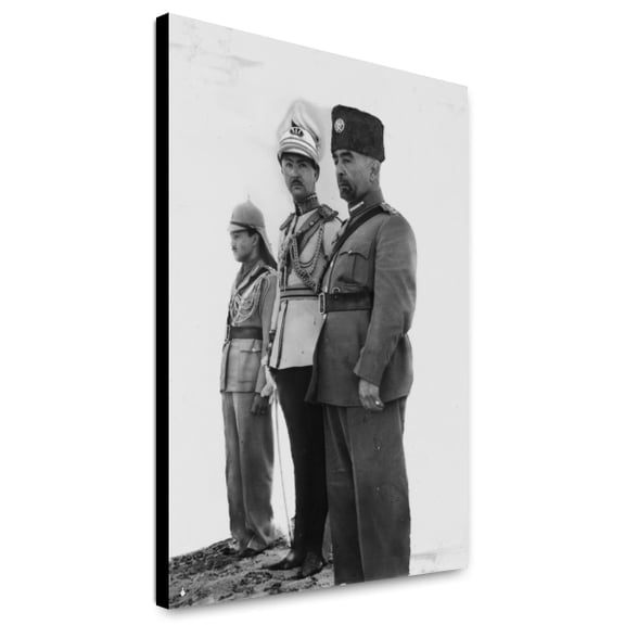 Canvas Print: 'coronation' Of King Abdullah In Amman. (Right To Left) King