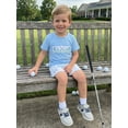 thumbnail image 6 of BemeyourBBs Toddler Baby Boy Golf Outfit Summer Clothes Golf Embroidered Short Sleeve Crew Neck T Shirt Print Pockets Shorts Set, 6 of 9