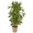 thumbnail image 1 of Nearly Natural 9338 58 in. Bamboo Artificial Tree in Farmhouse Planter, 1 of 1