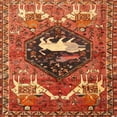 thumbnail image 1 of Ahgly Company Indoor Square Traditional Red Persian Area Rugs, 3' Square, 1 of 6