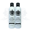 thumbnail image 2 of Violet Blonde Hair Care Kit - Sulfate-Free Shampoo & Conditioner Set for All Hair Types, Enhances Blonde & Silver Tones, Reduces Brassiness, Brightens & Conditions, Perfect for Natural & Color-Care, 2 of 7