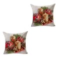 thumbnail image 4 of Moyic Funda de cojín de Navidad de 18 , funda de almohada, sofá cama cuadrado festivo, decoración del hogar, Navidad Type7 NO7, 4 of 6