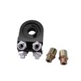 thumbnail image 1 of sweethay Adaptador de placa tipo sándwich Termostato Motor Filtro de aceite universal Aleación de aluminio Automóvil Enfriador compacto Fácil de Vehículos, repuestos y accesorios Mis Negro sweethay VI018681-01B, 1 of 6