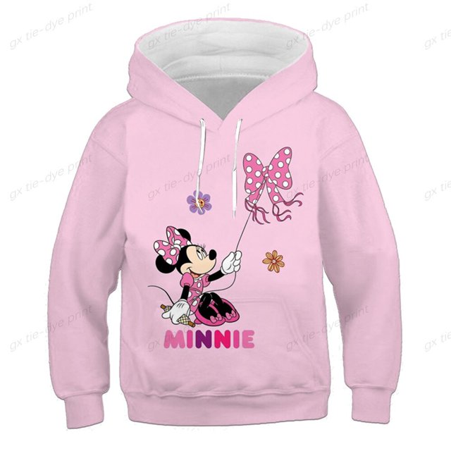 Sudaderas con capucha de Mickey Mouse, sudaderas con estampado para niñas, ropa de manga larga, Tops con capucha de la serie Disney para primavera y otoño, ropa de 1 a 14 años Old110 zhangmengya CONDUJO