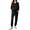Black, variant on Pinspark 2 Piece Outfits for Women 2025 Fall Travel Outfits Long Sleeve Tracksuit Lounge Sets Half Zip Sweatsuits Joggers Sets with Drawstring