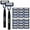 Black, variant on Venoro Men's Razors 5-Blade 2 Manual Razor Handles and 16 Blades Refills, Gray