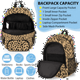 thumbnail image 5 of Herdesigns Leopard Large Backpack Set with Lunch Box Lightweight Water Resistant Travel Laptop Backpacks Casual Daypacks for Women Men, 5 of 8