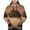 thumbnail image 5 of Lsque The Binding of Isaac Pattern Casual Men's Hoodie,Hooded Sweatshirt with Kangaroo Pocket,Pullover Hoodie-XX-Large, 5 of 8