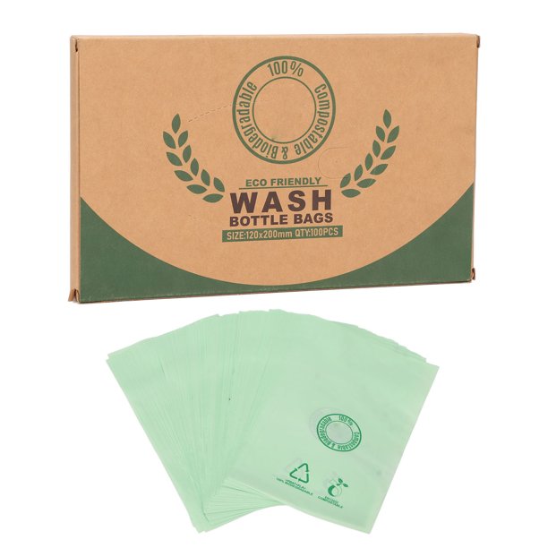 Bolsa desechable para botella de lavado de tatuajes, 100 piezas, botella de lavado para tatuajes, cubierta para botella de lavado de tatuajes, bolsa para botella de lavado de tatuajes, eficiencia óptima