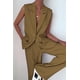 thumbnail image 2 of Conjunto PRETTYGARDEN Chaleco sin Mangas con Botones y Pantalones de Pierna Ancha XL, 2 of 7