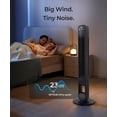 thumbnail image 5 of NFTIGB 39 inch Tower Fan  for Large Room, Oscillating Bladeless Standing Floor Fan Home, 3 Speeds 3 Modes with Remote,New, 5 of 11