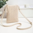 thumbnail image 5 of Small Crossbody Bags for Women, Summer Boho Crossbody Phone Purse, PU Leather Crochet Crossbody Beach Bag, 5 of 10