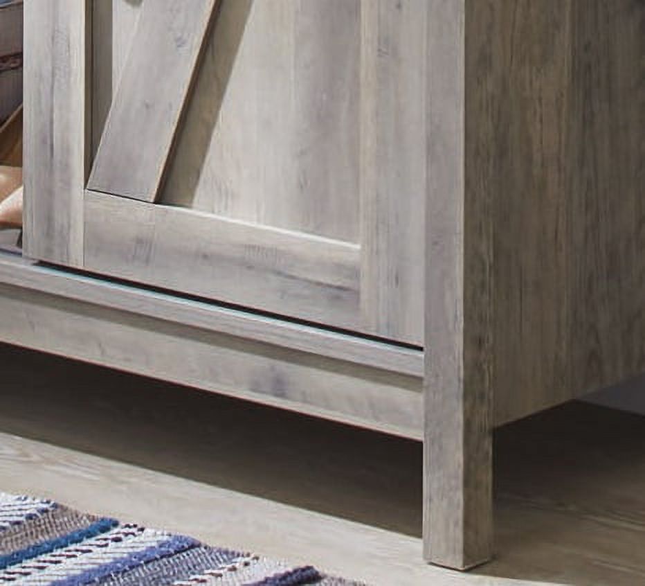 Better Homes & Gardens Modern Farmhouse Accent Storage Cabinet, Rustic Gray Finish - image 3 of 13