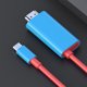 thumbnail image 4 of Cargador PD de cable de sincronización 4K compatible con tipo C a HDMI para Switch (azul rojo), 4 of 7