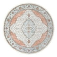 thumbnail image 2 of Unique Loom Nyla Collection Area Rug - Winner (12' Round Ivory/Dark Gray), 2 of 6