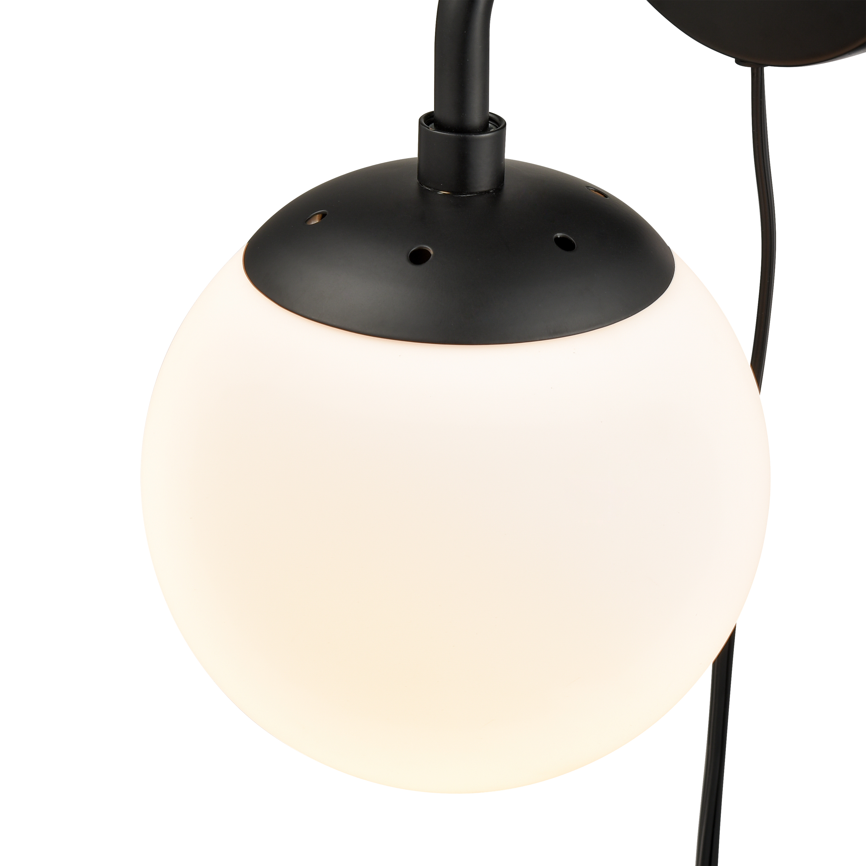 Light Society Greta Globe Plug-In Wall Sconce