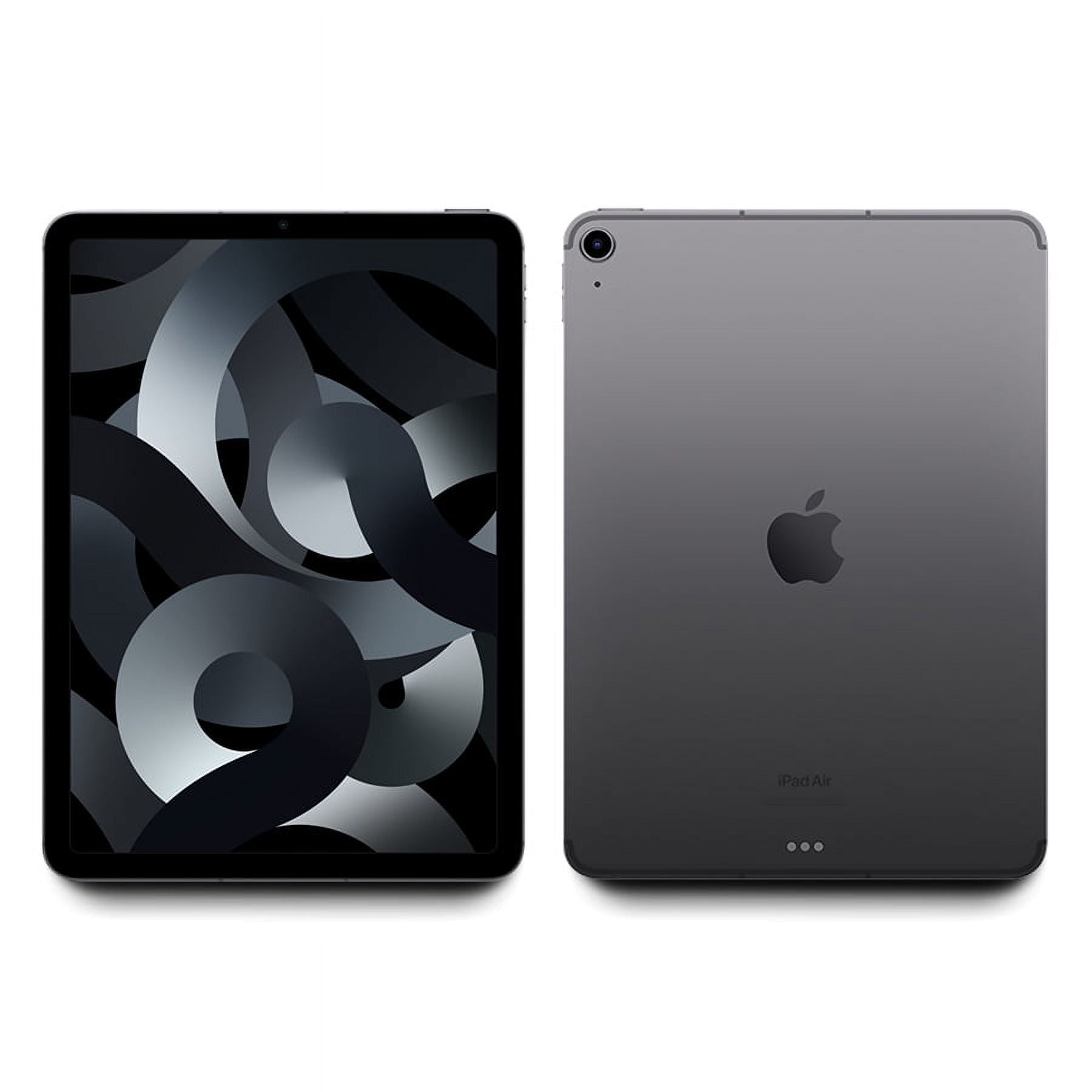 Restored 2022 Apple iPad air Wi Fi+Cellular 256 GB Space Gray (5th Generation) (Refurbished)