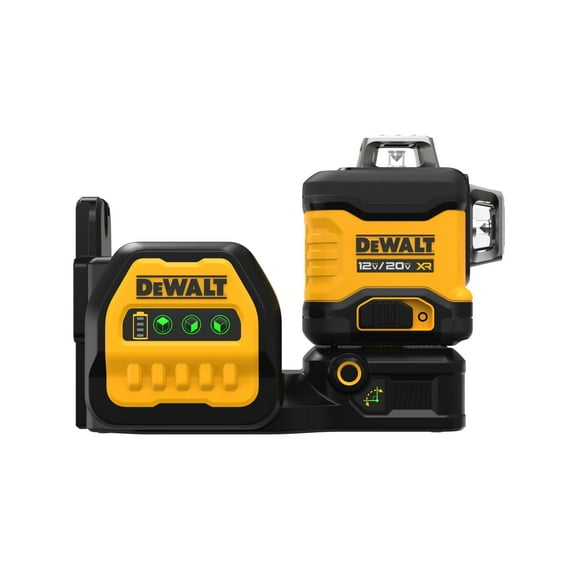 DEWALT DCLE34030G-QU PREMIUM 3 x 360 20V GREEN LASER WITH BATTERY AND CHARGER