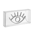 thumbnail image 5 of Eye 11.8" Contemporary Glam Acrylic Box USB Operated LED Neon Light, Yellow, 5 of 6