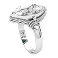 thumbnail image 2 of 925 Sterling Silver Women Jewelry Natural Howlite Ring, 2 of 10