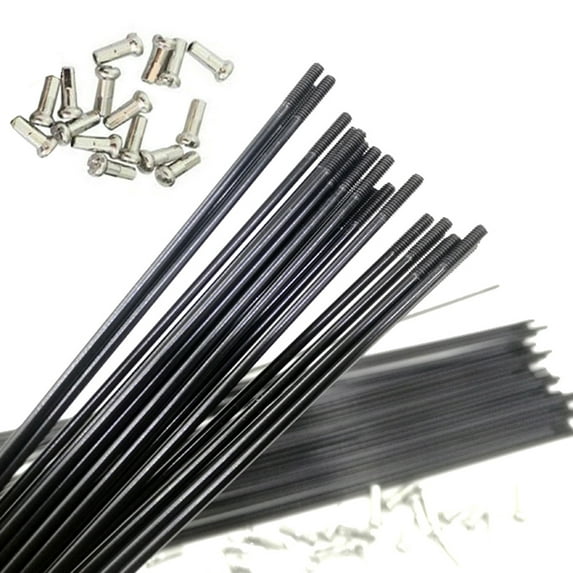 Cheers.US 16Pcs Bicycle Steel Wire Mountain Bike Spokes 251mm - 269mm (Suitable for 32 Hole Flower Drum)