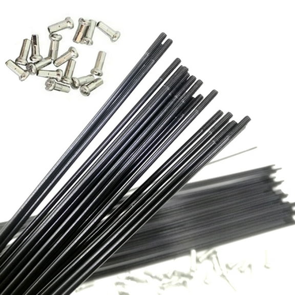 Cheers.US 16Pcs Bicycle Steel Wire Mountain Bike Spokes 251mm - 269mm (Suitable for 32 Hole Flower Drum)