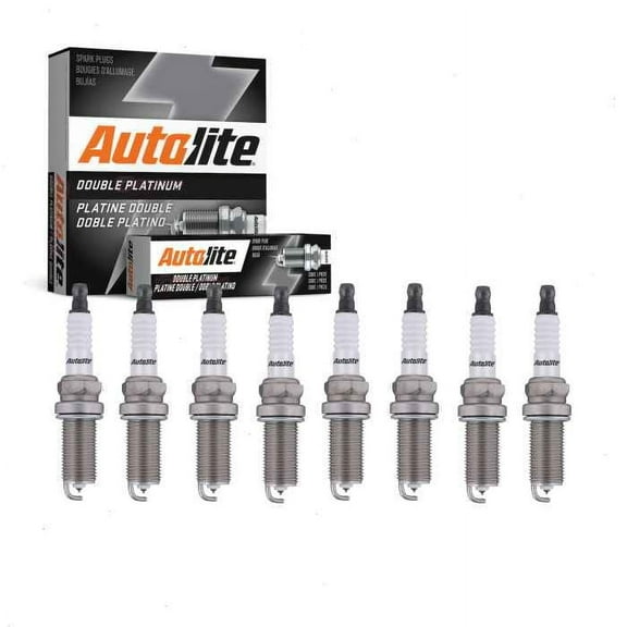8 pc Autolite Double Platinum Spark Plugs compatible with Dodge Charger 6.2L V8 2015-2019