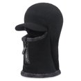 thumbnail image 5 of Gorro de punto de una pieza cálido con forro polar grueso de invierno para hombre, gorro de lana con cremallera cálido para ciclismo al aire libre, gorro para mujer, 5 of 5