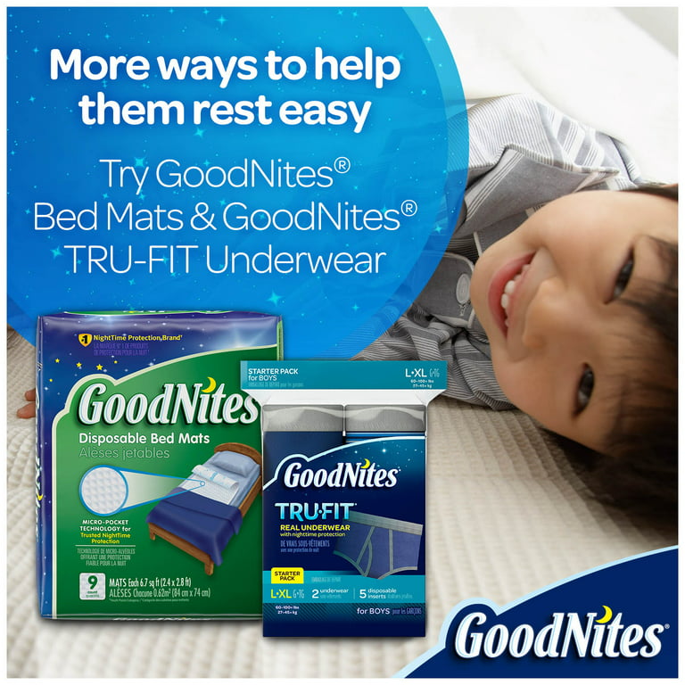 GoodNites Bedtime Underwear, Size 4-8/S-M (38-65 lb), Disney