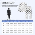 thumbnail image 4 of Vsdgher Black Rabbit Mens Pajama Set, Soft Warm Long Sleeve Sleepwear, Cozy Button-Down Pjs for Men-X-Large, 4 of 7