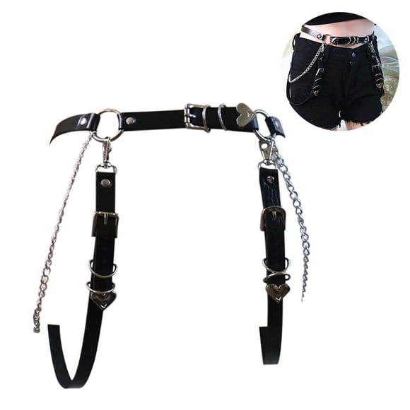 Waist Belt Fashion Punk Adjustable Multi-purpose Waist Chain Belt Jean Belt