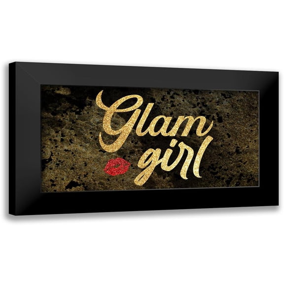 Prime, Marcus 14x9 Black Modern Framed Museum Art Print Titled - Glam Girl 2