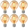 thumbnail image 4 of Bombilla Edison ST64, lámpara de filamento, bombilla LED, retro nostálgica, E27, luz blanca cálida amarilla, lámpara de filamento de tungsteno de imitación, 4 W, 6 W, 4 of 5