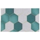 thumbnail image 1 of Tapete de entrada antideslizante REGALWOVEN para interiores, grande, impermeable, de goma, para cocina ["Geométrico-1"] 18" x 30", 1 of 6