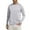 Light Gray, variant on VJATTWR Men's Long Sleeve Slim Fit Crew Neck Tee Xxl