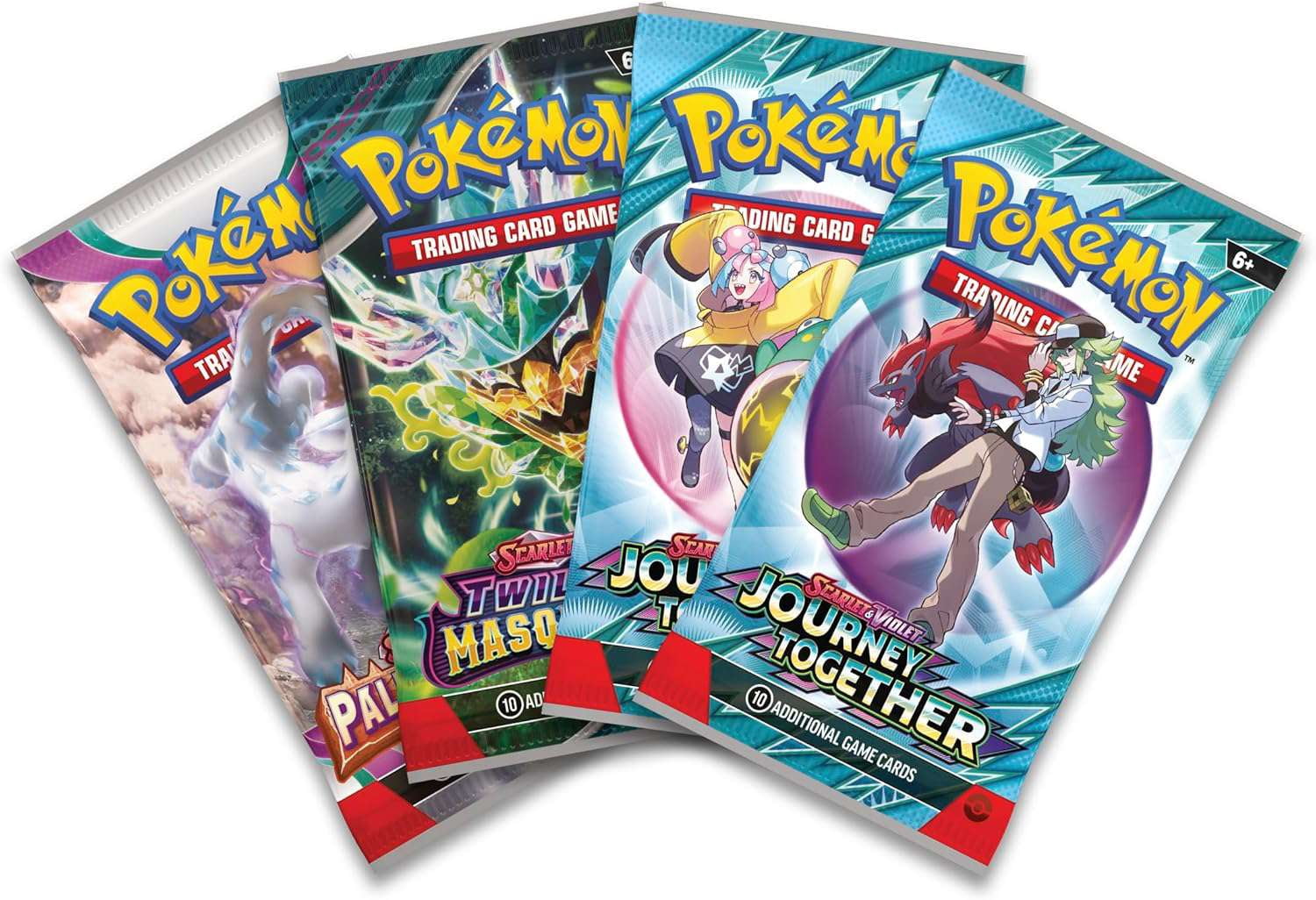Pokemon Sword & Shield Slashing Legends Koraidon ex Tin Set (4 Booster Packs & Promo Card)