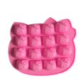 thumbnail image 1 of Molde de silicona para helado de Hello Kitty, DIY para jabón molde para pastel, Chocolates, paletas, congelador, herramientas para hornear Chocolate, molde lindo, 1 of 4