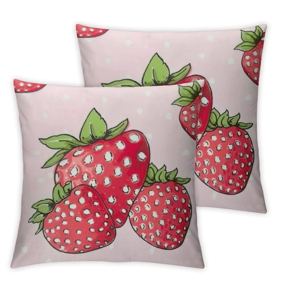 BANET Cute Set of 2, Throw Outdoor Decorative Pillow Case for Couch Bed Sofa Cushion 12x12in
