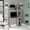 Light Gray, variant on Five - Cubbies Configuration | Helps Keep Desk Items in Order | Improves Work Efficiency